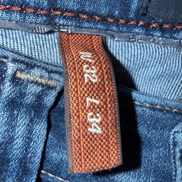 34 Heritage Charisma Relaxed Classic Straight Leg Jeans Dark Blue Mens 32x34 - Picture 11 of 14